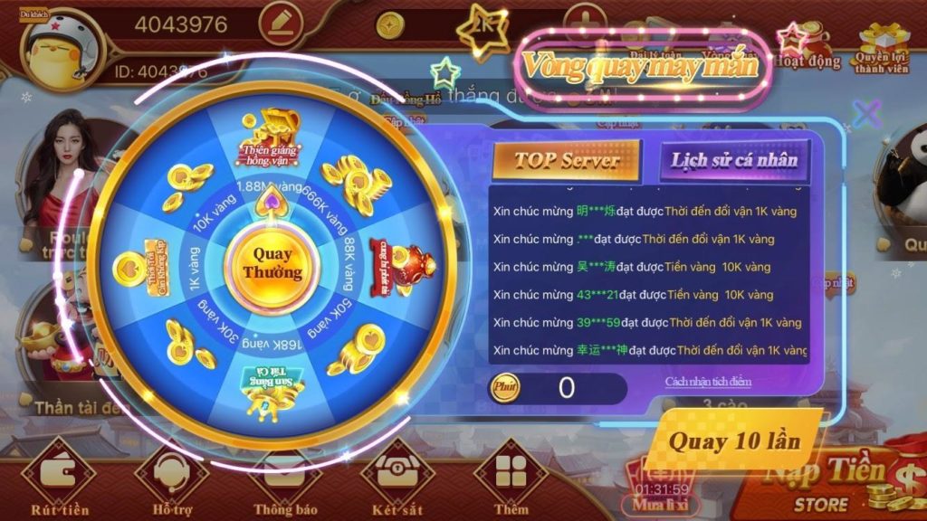 roulette truc tuyen cf68 2