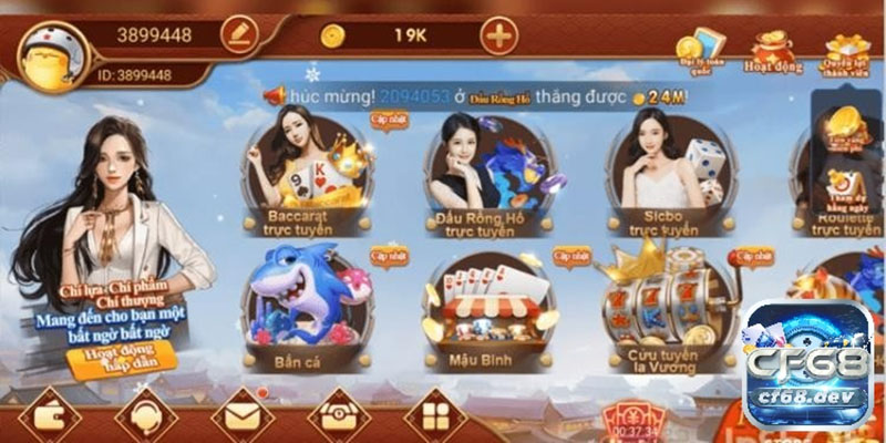 Chơi game Sicbo CF68