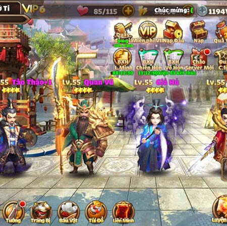 Game Tam Quốc hay nhất, hot nhất, trải nghiệm ngay tại CF68