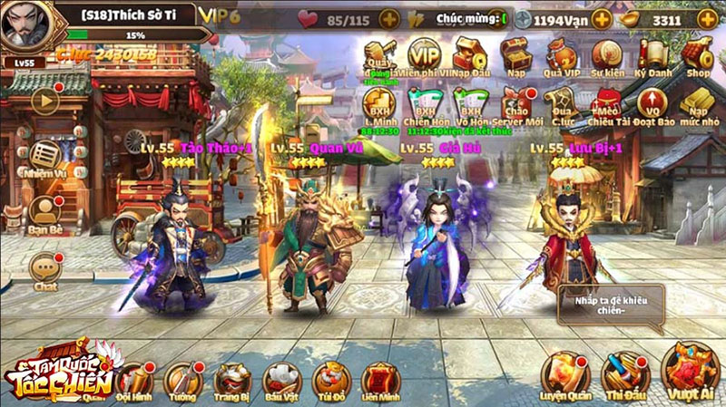 Game Tam Quốc hay nhất, hot nhất, trải nghiệm ngay tại CF68