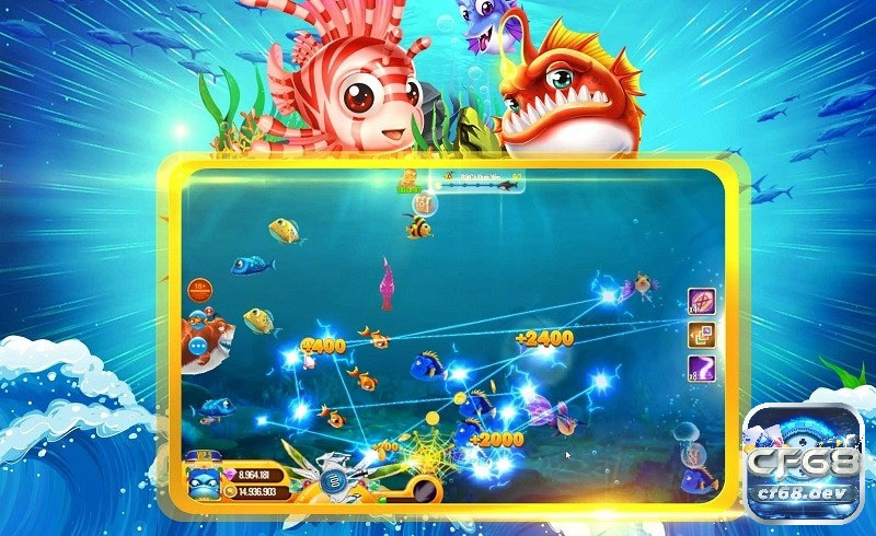 Các tựa game bắn cá được yêu thích nhất trên CF68 nhờ giao diện game đẹp mắt