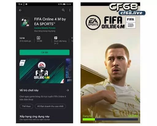 Hướng dẫn cách cài fifa online 4 trên điện thoại