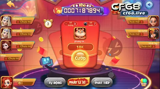 Game danh bom lì xì tại cf68 