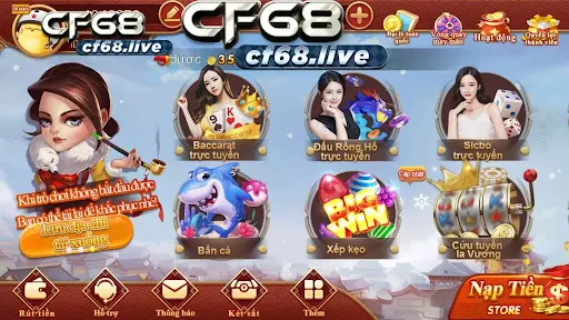 Chơi game tren dien thoai info qua cf68