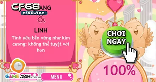 Ứng dụng Bói tình yêu game 24h theo tên