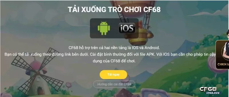 cf68 download cho PC, điện thoại – Cá cược  uy tín 2022