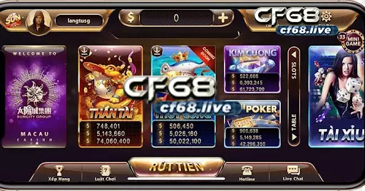 Giải trí thể thao với game cá cược tại cf68