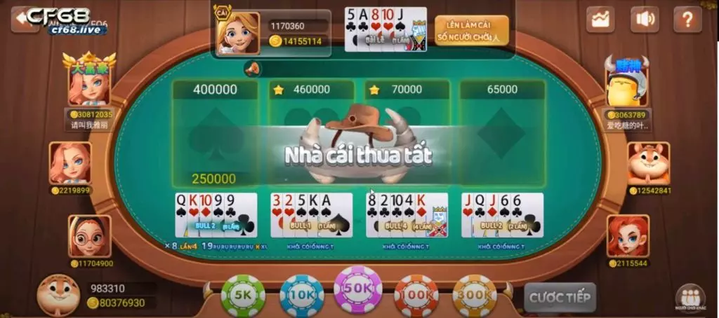 Mẹo chơi game bull bull casino cf68