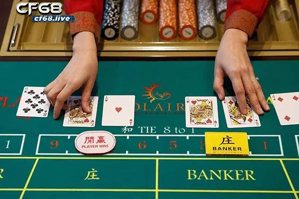 Giao diện chơi Baccarat cf68 club