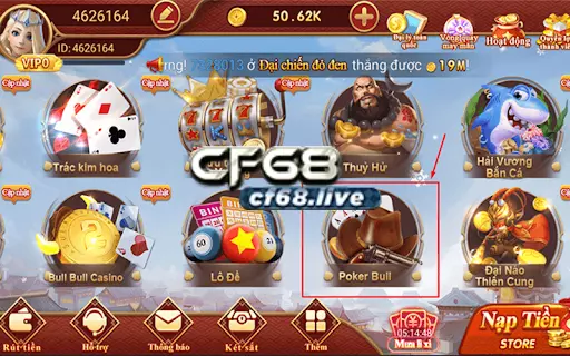 Chọn ngay game Poker Bull 