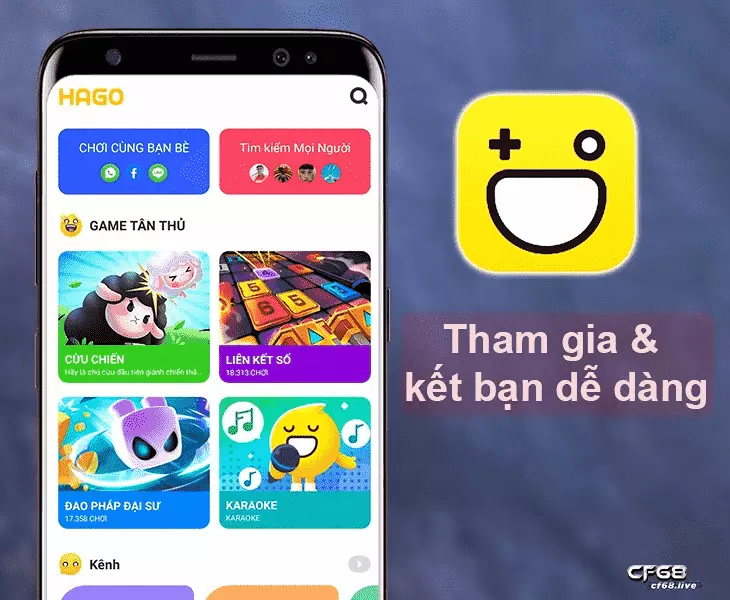 Trò chơi game con cừu trong ứng dụng Hago