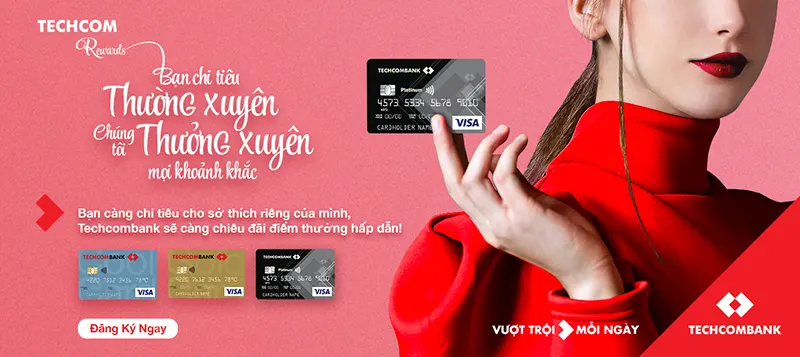 Techcombank Rewards mang đến cho khách hàng những ưu đãi đặc biệt