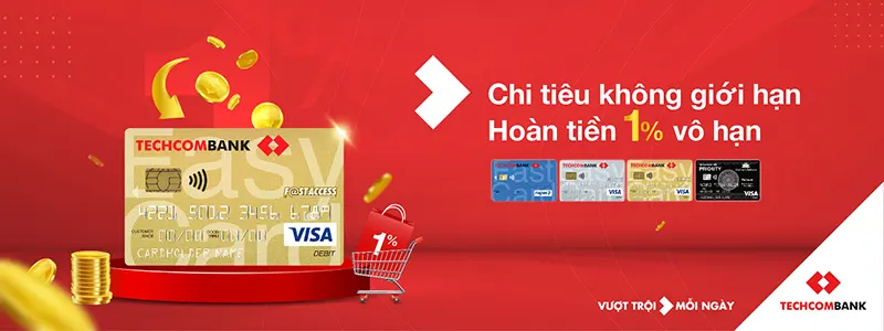 Đổi quà từ Techcombank Rewards