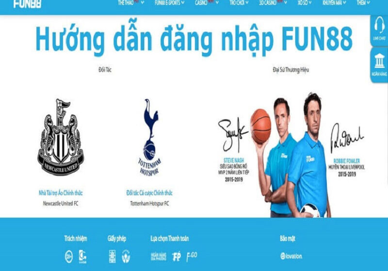 Dangnhap fun88 nhanh chóng, đơn giản và chính xác nhất