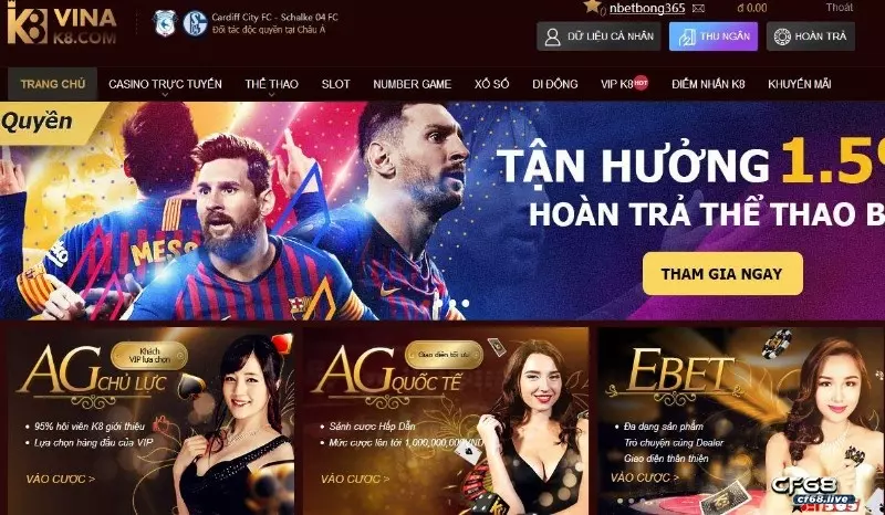 Chơi game K8 với thể loại casino trực tuyến thú vị