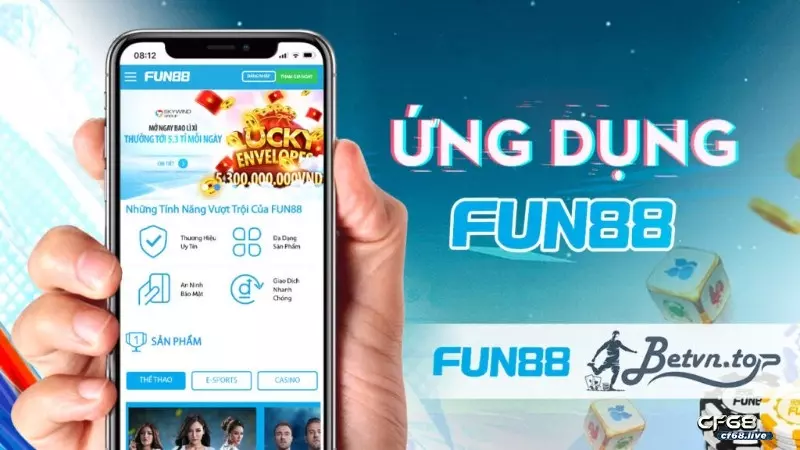 Thao tác tiến hành đăng nhập hết sức nhanh chóng trên bản app fun88