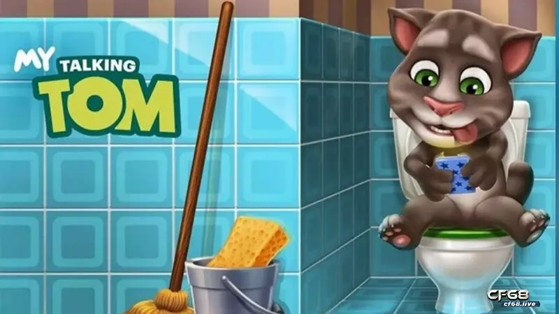 Hướng dẫn người dùng thao tác để chơi game với My Talking Tom