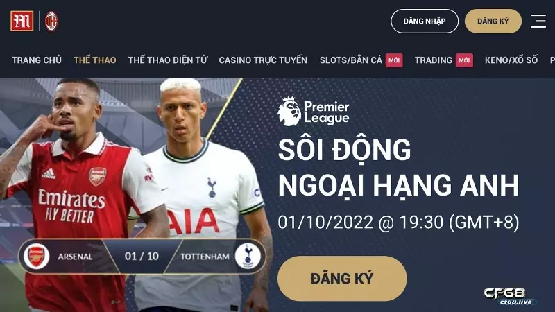 Nhiều kèo bóng ngoại hạng Anh trên m88bet link mới