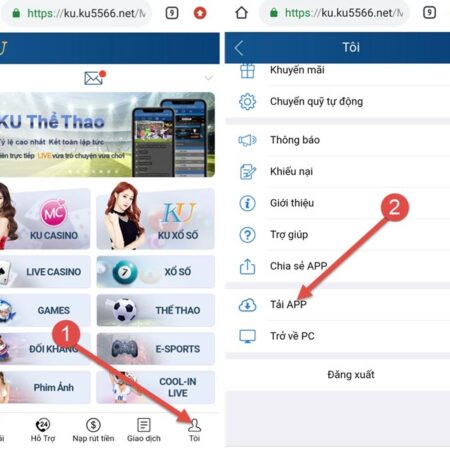 Tải app kucasino số 1 Châu Á – Tận hưởng kho tàng game cược