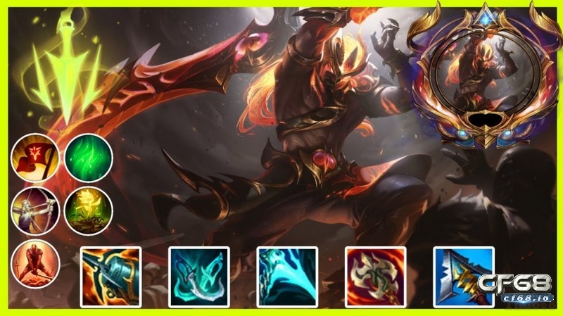 Cách build tryndamere: Ngọc và trang bị