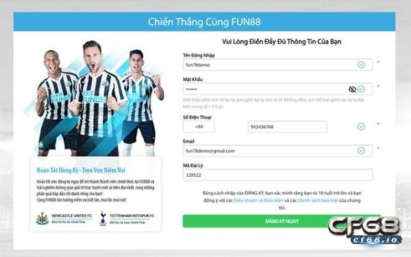 Đăng nhập Fun88 để tham gia các trò chơi cá cược hấp dẫn tại đây