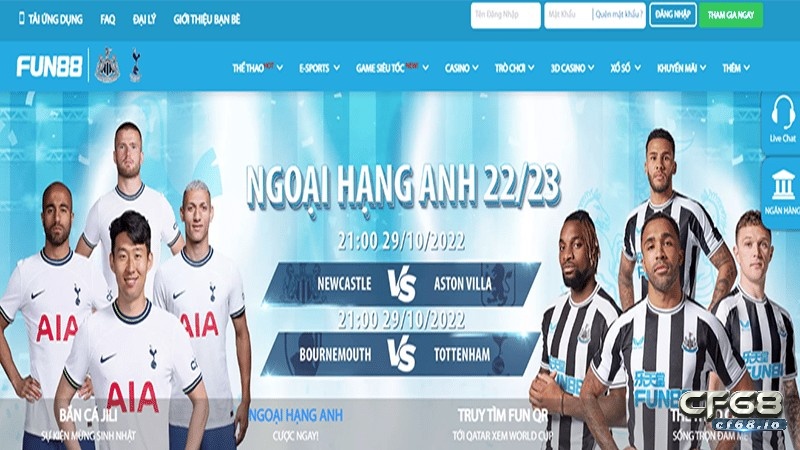 Fun88-vn - Trang Web cá độ chuyên nghiệp hàng đầu Châu Á