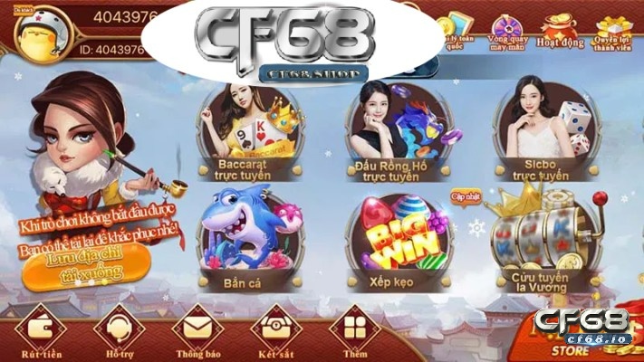 cổng game Cf68