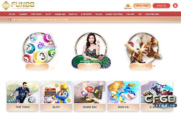 Tai Fun8b.com nhanh chóng trên điện thoại thông minh