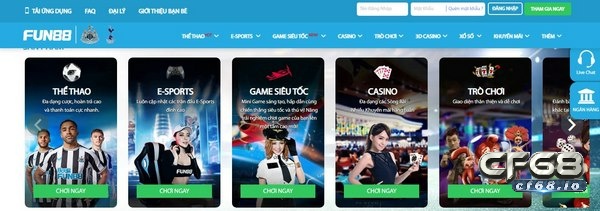 Link vao Fun 88 tham gia nhiều trò chơi