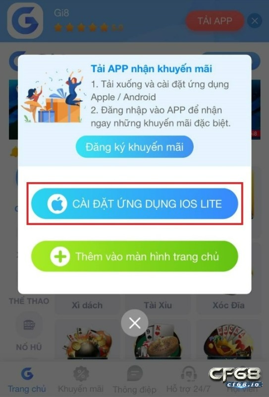 Có thể tải game đổi thưởng tại nhà cái trên hệ điều hành iOS