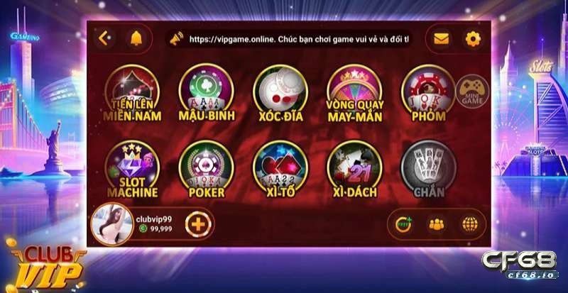 Tổng quan chung về cổng game vip club