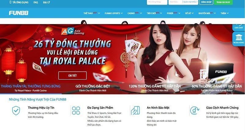 Fun88Bet – Điểm đến tuyệt vời cho người yêu thích cược online