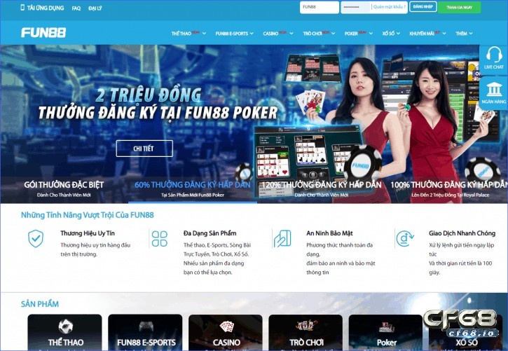 Lý do Fun88 Bet được game thủ tín nghiệm tuyệt đối