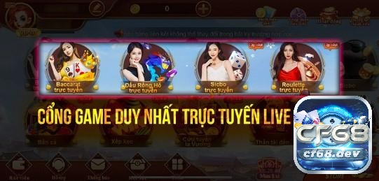 Cf68 là địa chỉ chơi game bai doi thuong online đáng thử ngay hôm nay