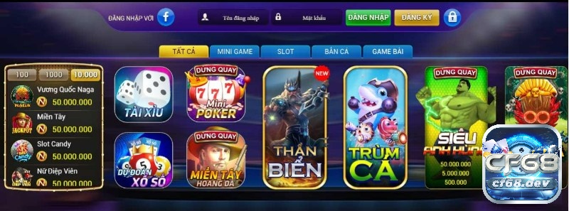  Nagavip club sở hữu kho game đồ sộ với nhiều thể loại hot hit