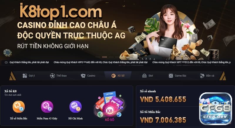 Sản phẩm đón tym game thủ tại k8 us