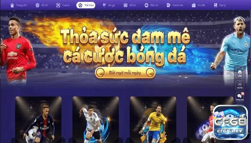 Thoả sức cá cược bóng ngay trên cổng game Jun88