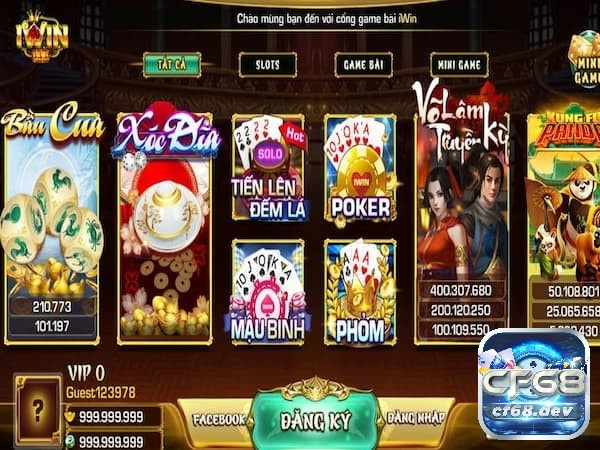 iwin cung cấp đa dạng với rất nhiều dòng game đổi thưởng khác nhau