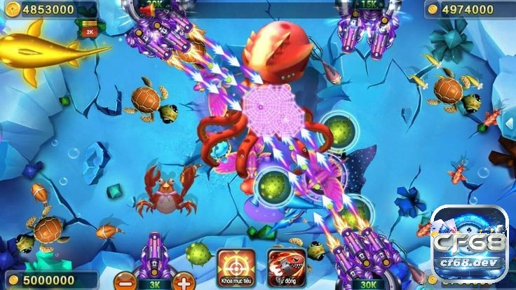 Tro cho ban ca hấp dẫn tại cổng game uy tín CF68