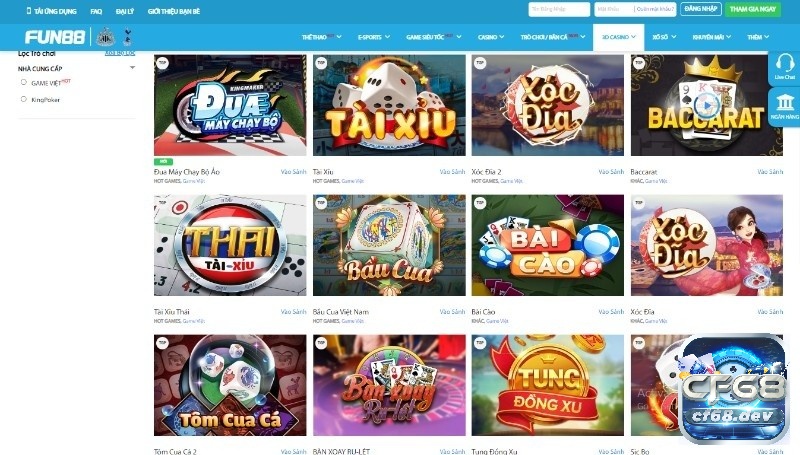 Các thể loại game bài đổi thưởng hấp dẫn