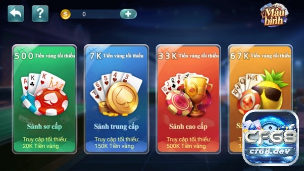 Trải nghiệm chơi game CF68 trên mọi thiết bị