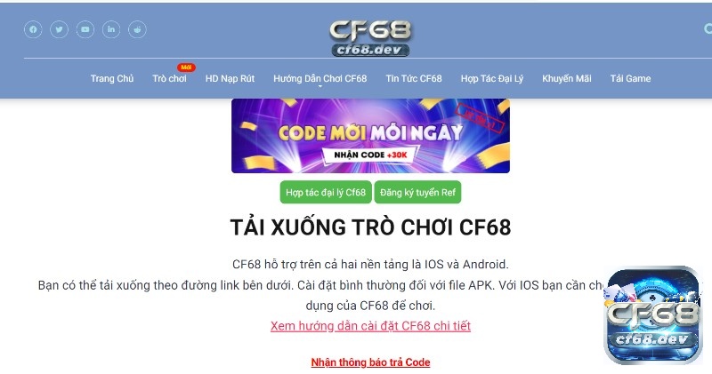 Chơi cf68 trên Web hiện không còn khả dụng