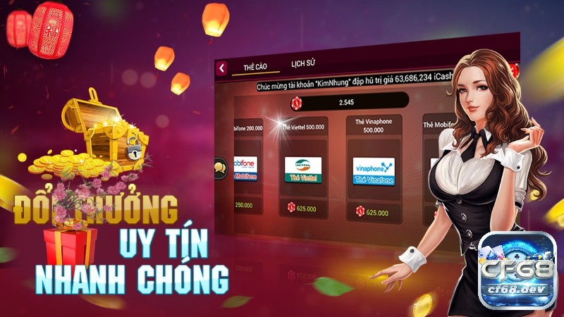 CF68 tổng hợp và chia sẻ các hình thức đổi thưởng của game bài online đổi thưởng phổ biến nhất hiện nay