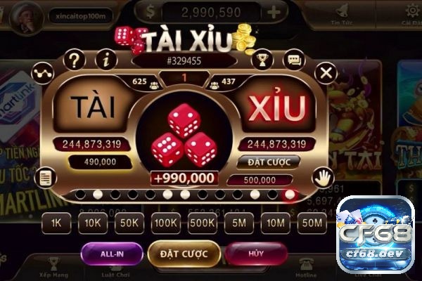 Trải nghiệm đặt cược bet88 tài xỉu uy tín