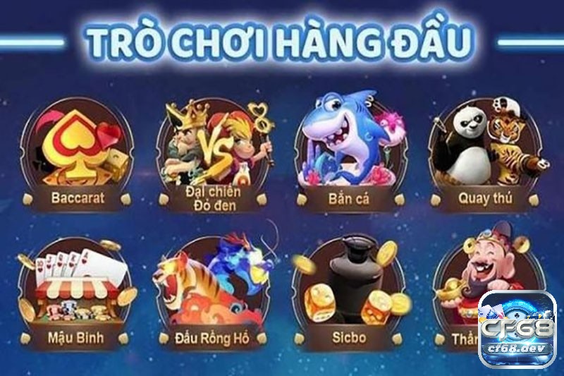 Cổng game CF68.DEV chất lượng, uy tín