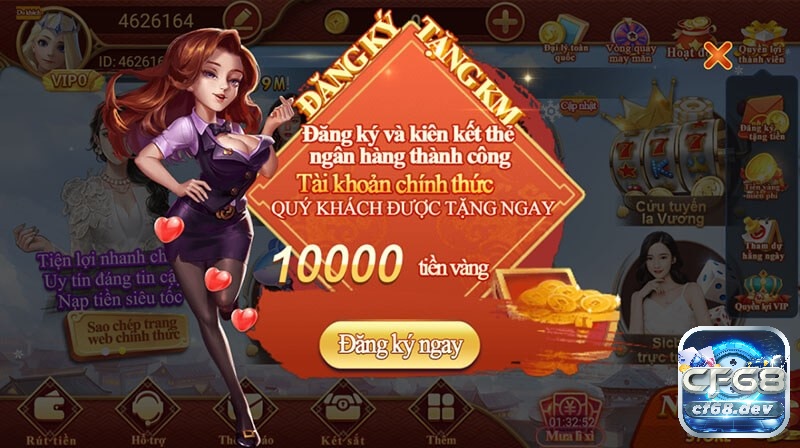 Nhận ưu đãi dễ dàng khi đăng kí nhanh CF