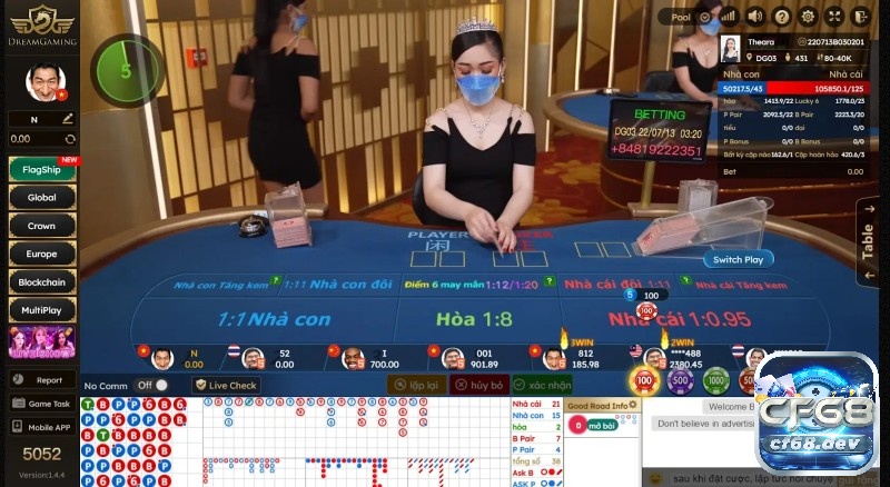 Dream Gaming Casino sở hữu dàn dealer đa dạng cho trải nghiệm thú vị