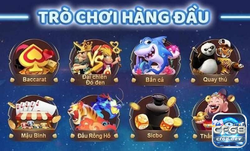 Cổng game CF68 rất đa dạng với hàng loạt thể loại hấp dẫn