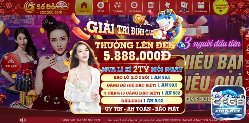 Những điểm nổi bật vượt trội của nhà cái số đỏ 66 com mang đến