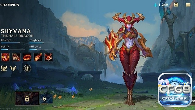 Shyvana là vị tướng khó chơi nên anh em cần luyện tập nhiều